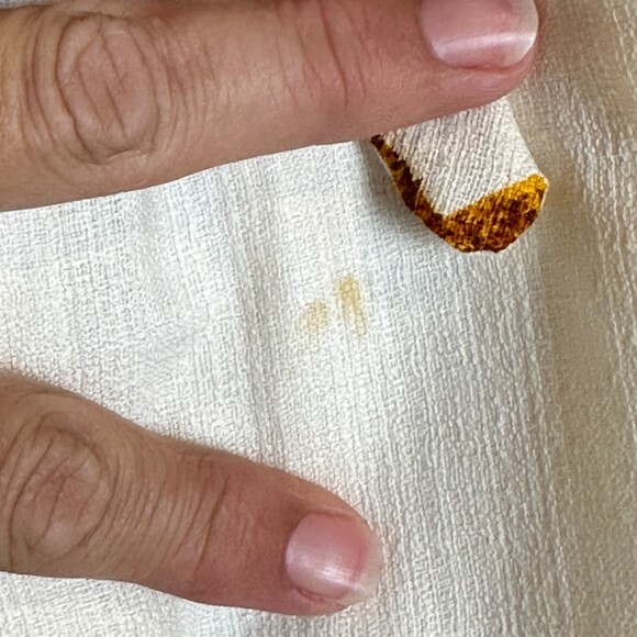 Vintage Hawaiian Aloha Maxi Dress Sleeveless Cream Brown XS 1960s - Picture 9 of 10